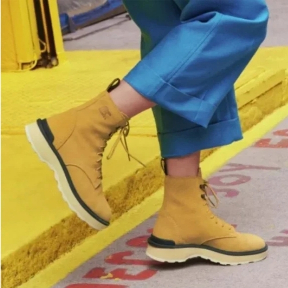 Lace up waterproof boots